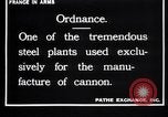 Image of French war plant France, 1916, second 10 stock footage video 65675027304