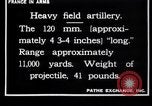 Image of French 120mm and 140mm artillery guns World War I France, 1916, second 6 stock footage video 65675027308