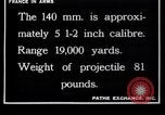 Image of French 120mm and 140mm artillery guns World War I France, 1916, second 36 stock footage video 65675027308
