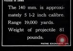 Image of French 120mm and 140mm artillery guns World War I France, 1916, second 40 stock footage video 65675027308