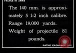 Image of French 120mm and 140mm artillery guns World War I France, 1916, second 43 stock footage video 65675027308