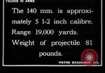 Image of French 120mm and 140mm artillery guns World War I France, 1916, second 44 stock footage video 65675027308