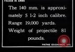 Image of French 120mm and 140mm artillery guns World War I France, 1916, second 45 stock footage video 65675027308