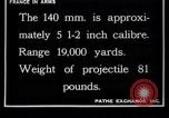 Image of French 120mm and 140mm artillery guns World War I France, 1916, second 46 stock footage video 65675027308