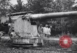 Image of French 120mm and 140mm artillery guns World War I France, 1916, second 51 stock footage video 65675027308