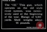 Image of French soldiers fire artillery France, 1917, second 10 stock footage video 65675027309