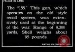 Image of French soldiers fire artillery France, 1917, second 15 stock footage video 65675027309