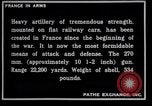 Image of French railroad guns France, 1916, second 6 stock footage video 65675027310