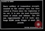 Image of French railroad guns France, 1916, second 9 stock footage video 65675027310