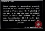 Image of French railroad guns France, 1916, second 10 stock footage video 65675027310