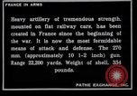 Image of French railroad guns France, 1916, second 24 stock footage video 65675027310