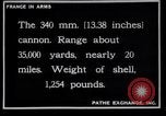 Image of French Rail Gun France, 1916, second 10 stock footage video 65675027311
