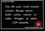 Image of French Rail Gun France, 1916, second 11 stock footage video 65675027311