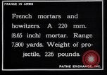 Image of French mortars and howitzers in World War I France, 1916, second 13 stock footage video 65675027312