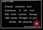 Image of French mortars and howitzers in World War I France, 1916, second 14 stock footage video 65675027312