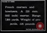 Image of French mortars and howitzers in World War I France, 1916, second 15 stock footage video 65675027312