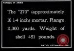 Image of French mortars and howitzers in World War I France, 1916, second 42 stock footage video 65675027312