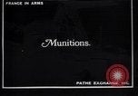 Image of French munitions factory workers in World War I France, 1915, second 1 stock footage video 65675027313