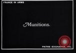 Image of French munitions factory workers in World War I France, 1915, second 3 stock footage video 65675027313
