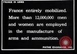 Image of French munitions workers France, 1915, second 4 stock footage video 65675027315