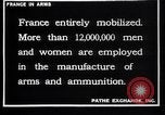 Image of French munitions workers France, 1915, second 5 stock footage video 65675027315