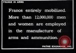 Image of French munitions workers France, 1915, second 7 stock footage video 65675027315