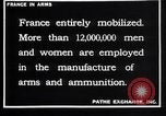 Image of French munitions workers France, 1915, second 8 stock footage video 65675027315