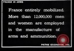 Image of French munitions workers France, 1915, second 9 stock footage video 65675027315