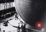 Image of French technicians assembling a dirigible France, 1916, second 38 stock footage video 65675027316