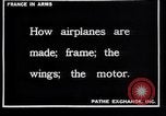 Image of French Aircraft factory France, 1916, second 3 stock footage video 65675027317