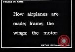 Image of French Aircraft factory France, 1916, second 4 stock footage video 65675027317