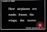 Image of French Aircraft factory France, 1916, second 6 stock footage video 65675027317
