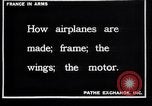Image of French Aircraft factory France, 1916, second 7 stock footage video 65675027317