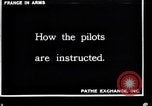 Image of French pilot instructs students France, 1917, second 1 stock footage video 65675027322