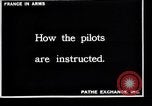 Image of French pilot instructs students France, 1917, second 3 stock footage video 65675027322