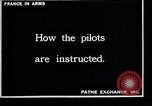 Image of French pilot instructs students France, 1917, second 4 stock footage video 65675027322