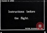 Image of French officers brief aviators France, 1918, second 1 stock footage video 65675027325