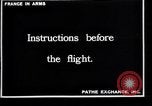 Image of French officers brief aviators France, 1918, second 3 stock footage video 65675027325