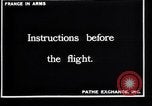 Image of French officers brief aviators France, 1918, second 4 stock footage video 65675027325