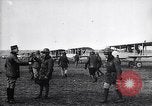 Image of French officers brief aviators France, 1918, second 13 stock footage video 65675027325