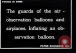 Image of French soldiers unfolding uninflated observation balloon France, 1916, second 5 stock footage video 65675027329