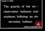 Image of French soldiers unfolding uninflated observation balloon France, 1916, second 11 stock footage video 65675027329