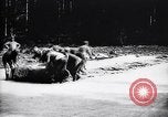 Image of French soldiers unfolding uninflated observation balloon France, 1916, second 14 stock footage video 65675027329