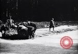 Image of French soldiers unfolding uninflated observation balloon France, 1916, second 15 stock footage video 65675027329