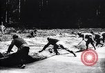 Image of French soldiers unfolding uninflated observation balloon France, 1916, second 19 stock footage video 65675027329