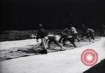 Image of French soldiers unfolding uninflated observation balloon France, 1916, second 23 stock footage video 65675027329