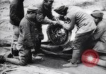 Image of French soldiers unfolding uninflated observation balloon France, 1916, second 38 stock footage video 65675027329