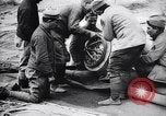 Image of French soldiers unfolding uninflated observation balloon France, 1916, second 39 stock footage video 65675027329