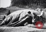 Image of French soldiers unfolding uninflated observation balloon France, 1916, second 50 stock footage video 65675027329