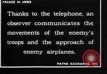 Image of French military observer in balloon France, 1916, second 5 stock footage video 65675027330